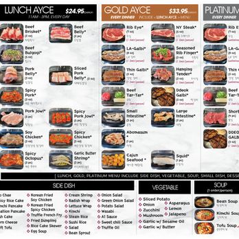 Yukga Korean BBQ menu 2